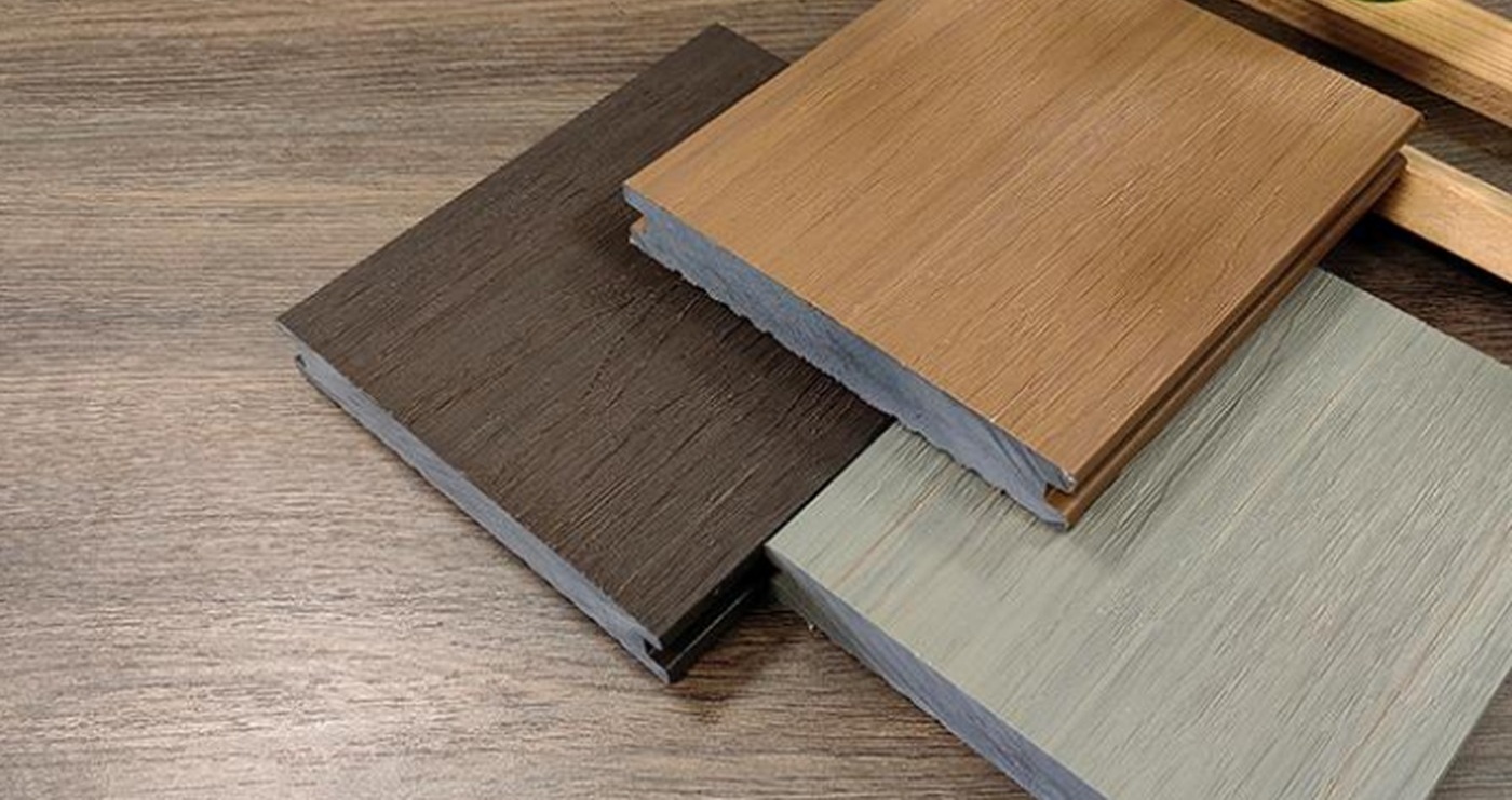 Second-generation solid WPC decking colour options