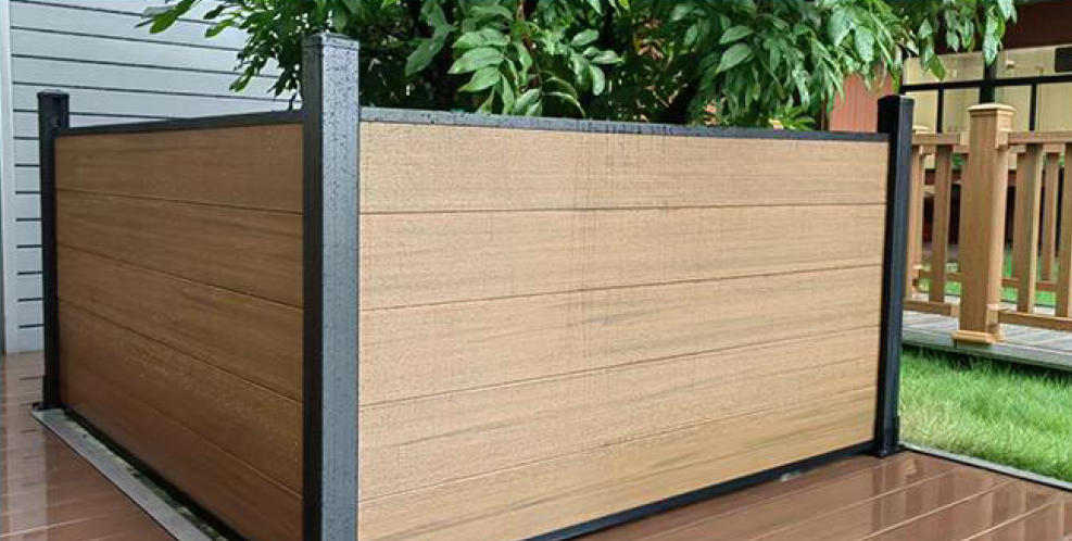 WPC fencing outdoor application