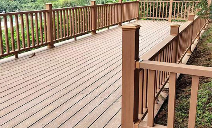 WPC posts and outdoor profiles